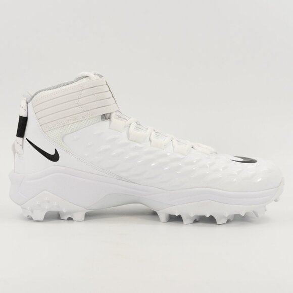 Nike Force Savage Pro 2 Shark WIDE WIDTH \'White Black\' Football Cleats main image 6